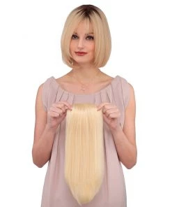 Toppiece 3002 | Monofilament Human Hair Wiglets By Louis Ferre