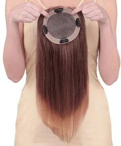 Toppiece 4002 | Monofilament Human Hair Wiglets By Louis Ferre