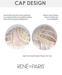 Wigs For Women Adeline | Lace Front & Monofilament Part Synthetic Wig By Rene Of Paris