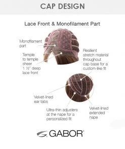 Wigs For Women Soft And Subtle-Average/Large | Lace Front & Monofilament Part Synthetic Wig By Gabor