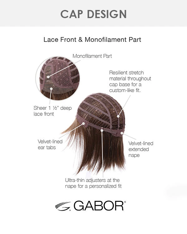 Premium | Lace Front & Monofilament Synthetic Wig By Gabor Wigs For Women 14 Premium | Lace Front & Monofilament Synthetic Wig By Gabor Wigs For Women