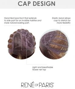 Wigs For Women Rae | Lace Front & Monofilament Part Synthetic Wig By Rene Of Paris