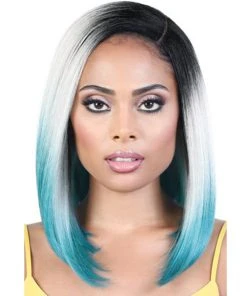 Wigs For Black Women LDP-Curve2 | Lace Front & Lace Part Synthetic Wig By Motown Tress