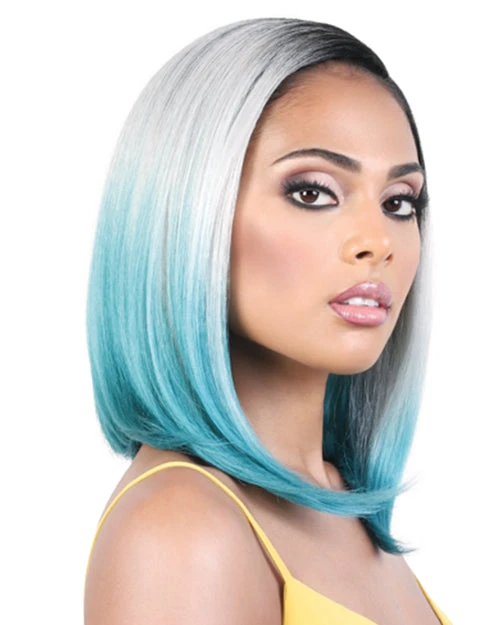 Wigs For Black Women LDP-Curve2 | Lace Front & Lace Part Synthetic Wig By Motown Tress 5 Wigs For Black Women LDP-Curve2 | Lace Front & Lace Part Synthetic Wig By Motown Tress
