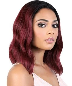 Wigs For Black Women LDP-Trina | Lace Front & Lace Part Synthetic Wig By Motown Tress