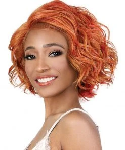 Wigs For Black Women LDP-Glow | Lace Front & Lace Part Synthetic Wig By Motown Tress