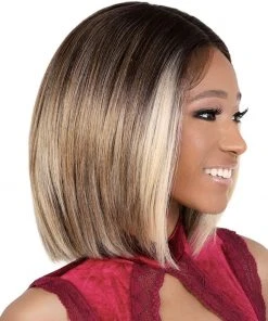 Wigs For Black Women LDP-Delta | Lace Front & Lace Part Synthetic Wig By Motown Tress 8 Wigs For Black Women LDP-Delta | Lace Front & Lace Part Synthetic Wig By Motown Tress