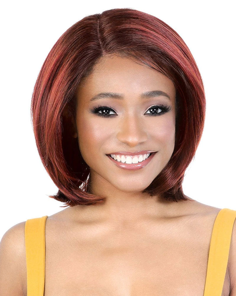 Wigs For Black Women LDP-Lotus | Lace Front & Lace Part Synthetic Wig By Motown Tress 3 Wigs For Black Women LDP-Lotus | Lace Front & Lace Part Synthetic Wig By Motown Tress