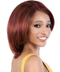 Wigs For Black Women LDP-Lotus | Lace Front & Lace Part Synthetic Wig By Motown Tress 11 Wigs For Black Women LDP-Lotus | Lace Front & Lace Part Synthetic Wig By Motown Tress