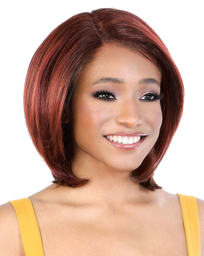 Wigs For Black Women LDP-Lotus | Lace Front & Lace Part Synthetic Wig By Motown Tress 4 Wigs For Black Women LDP-Lotus | Lace Front & Lace Part Synthetic Wig By Motown Tress