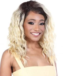 LDP-Trisha | Lace Front & Lace Part Synthetic Wig By Motown Tress
