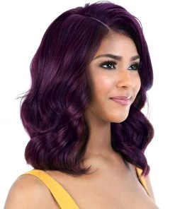Wigs For Black Women LDP-Estee | Lace Front & Lace Part Synthetic Wig By Motown Tress