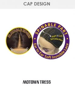 LDP-Helen | Lace Front & Lace Part Synthetic Wig By Motown Tress