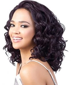 HBL Joya | Lace Front Human Hair Blend Wig By Motown Tress