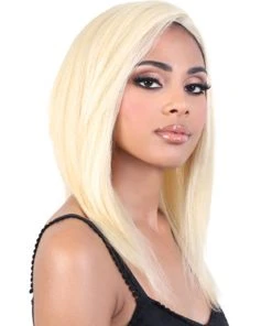 HNBL3 Ina | Lace Front Remy Human Hair Wig By Motown Tress