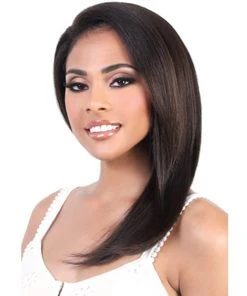 HNBL3 Ina | Lace Front Remy Human Hair Wig By Motown Tress