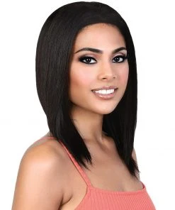 HPL3 ST16 | Lace Front Remy Human Hair Wig By Motown Tress Wigs For Black Women
