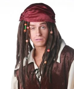Deluxe Captain Pirate By New Look Costume Wigs