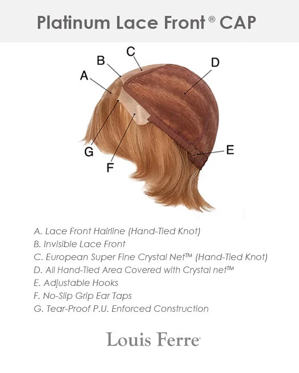 Wigs For Cancer Patients PLF006HM | Lace Front & Monofilament Human Hair Wig By Louis Ferre 6 Wigs For Cancer Patients PLF006HM | Lace Front & Monofilament Human Hair Wig By Louis Ferre