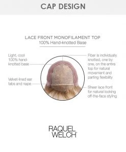 Upstage-Petite | Lace Front & Monofilament Synthetic Wig By Raquel Welch Wigs For Women