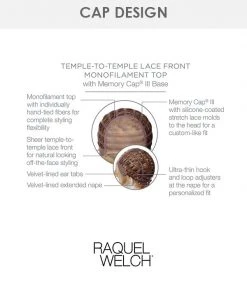 Wigs For Women Up Close & Personal | Lace Front & Monofilament Synthetic Wig By Raquel Welch 11 Wigs For Women Up Close & Personal | Lace Front & Monofilament Synthetic Wig By Raquel Welch