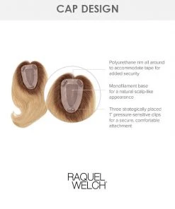 Charmed Life 12 Inch | Monofilament Human Hair Wiglet By Raquel Welch