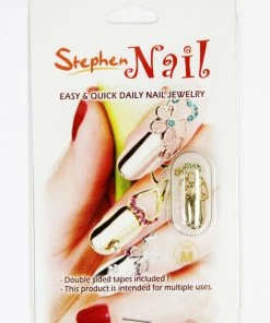 Stephen Nail Jewelry Flower (Medium-Gold)