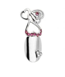 Stephen Nail Jewelry Triple Hearts (Small-Silver)