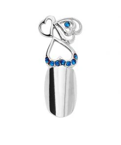 Stephen Nail Jewelry Triple Hearts (Medium-Silver)