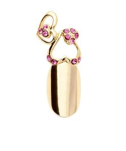 Stephen Nail Jewelry Twin Hearts (Medium-Gold)