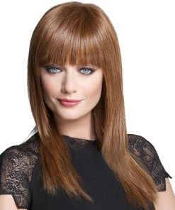 Wigs For Women Sleek & Straight | Lace Front & Monofilament Crown Synthetic Wig By TressAllure