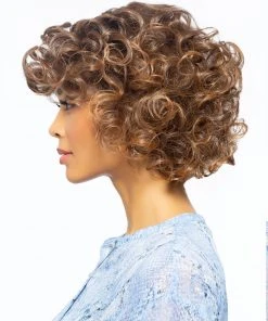 Wigs For Women Curl Intense | Lace Front & Monofilament Top Synthetic Wig By TressAllure