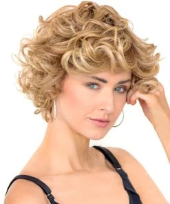 Soft Curl | Lace Front & Monofilament Top Synthetic Wig By TressAllure Wigs For Women