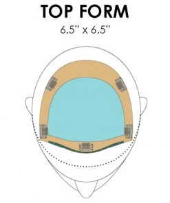 8~12 Inch Top Form 6-8 Inch (Exclusive) | Monofilament Remy Human Hair Toppers By Jon Renau 12 8~12 Inch Top Form 6-8 Inch (Exclusive) | Monofilament Remy Human Hair Toppers By Jon Renau