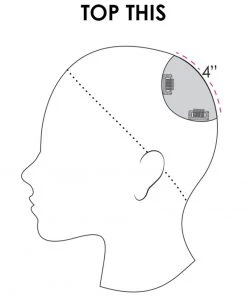 Top This 8 Inch | Monofilament Remy Human Hair Toppers By Jon Renau